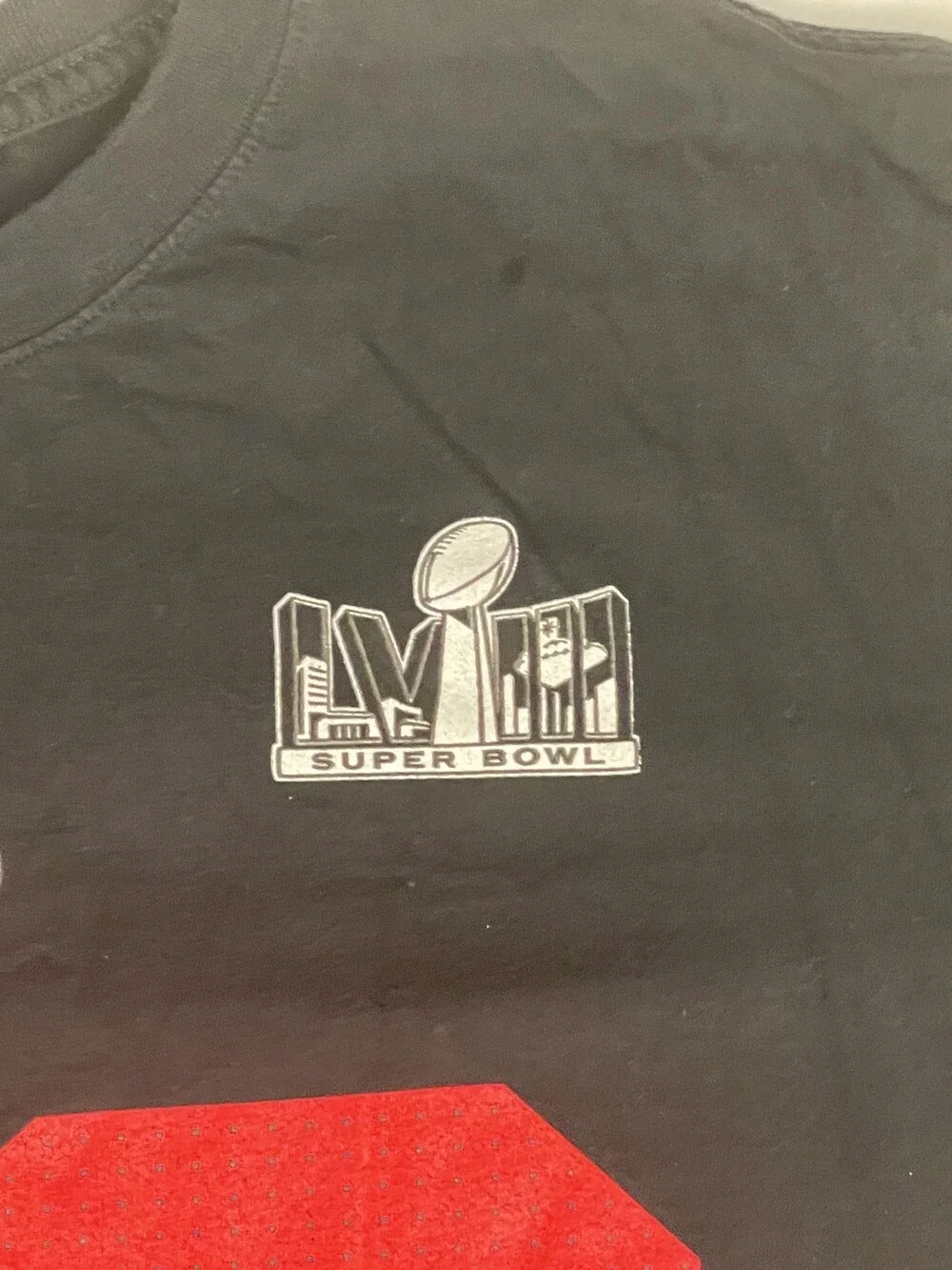San Francisco 49ers Shirt Mens Large NFL Football Super Bowl LVIII McCaffrey